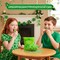 4E's Novelty 170 Pcs St. Patrick's Day Shamrock Candy Bulk 2LB, Artificial Peppermint Flavored Green Shamrock Jelly, Cute and Fun St Patty's Day Gummies, Party Favors and Saint Patricks Day Treats